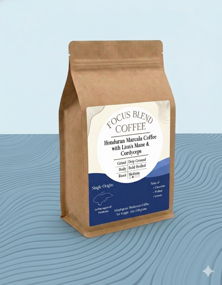 Golden Bloom Mushroom Coffee